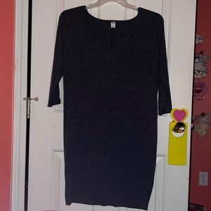 Old Navy grey dress (looks black in the first picture but it is grey)